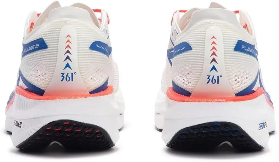 361° Flame 3.0 Running Shoes for Men Wide Foot Sneakers Lightweight, Breathable, Carbon Plate, Non-Slip Marathon Daily Training Shoes