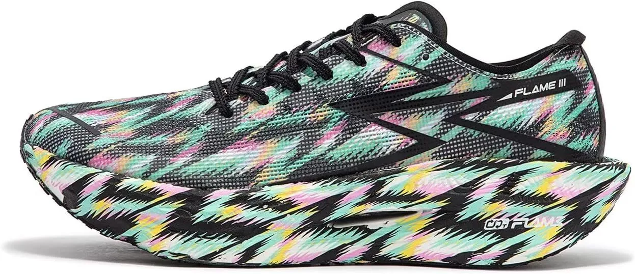 361° Flame 3.0 Running Shoes for Men Wide Foot Sneakers Lightweight,Breathable,Carbon Plate, Non-Slip Marathon Daily Training Shoes,Zapatillas para Hombres profesionales