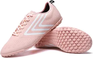 AIRFUL Cleats Men Football Shoes Soccer Cleats Professional Turf Indoor Outdoor Competition Athletic Sneakers Suitable for Running/Competition/Training (Color : B, Size : 12.5 Women/11 Men)