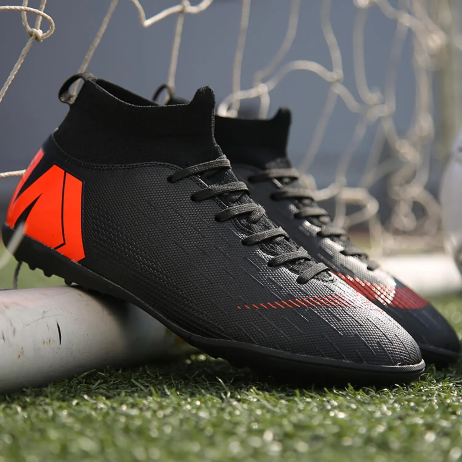 AMZ BSHIDA Men's Indoor Soccer Shoes Big Boys/Youth Training Turf Cleats Futsal Shoes/Football Sneaker