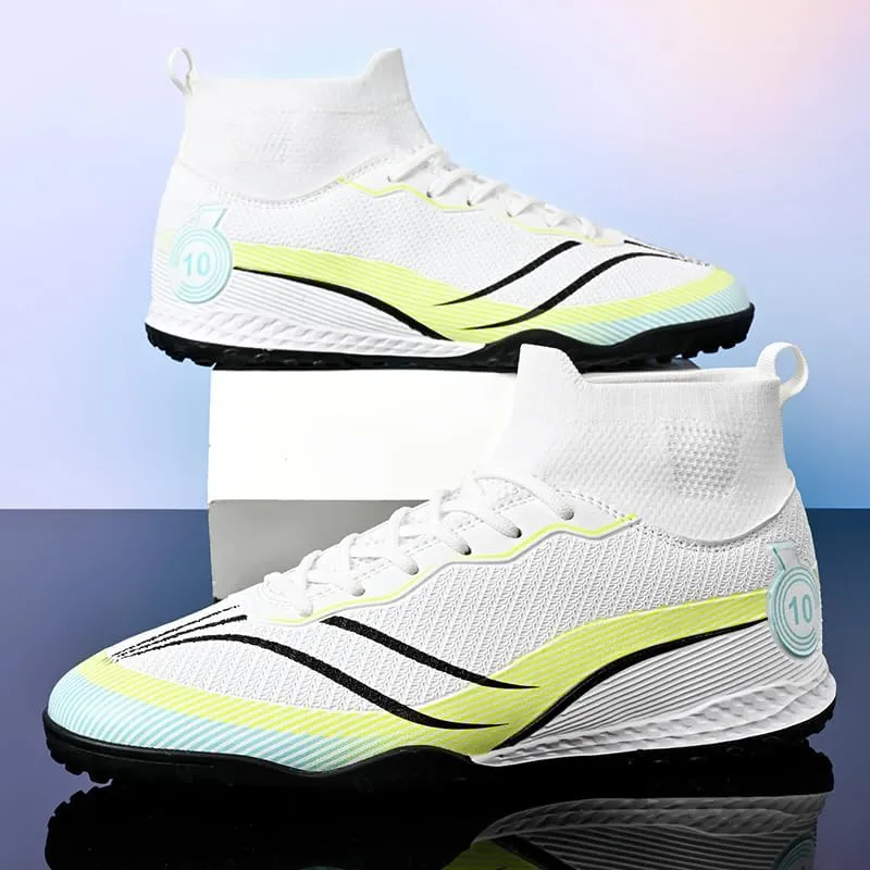 AMZ BSHIDA Men's Indoor Soccer Shoes Big Boys/Youth Training Turf Cleats Futsal Shoes/Football Sneaker