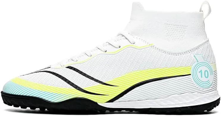 AMZ BSHIDA Men's Indoor Soccer Shoes Big Boys/Youth Training Turf Cleats Futsal Shoes/Football Sneaker