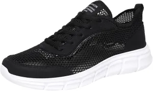 Arch Support Hiking Shoes for Men Lightweight Breathable Slip on Running Shoe Lightweight Elderly Slip on Shoes