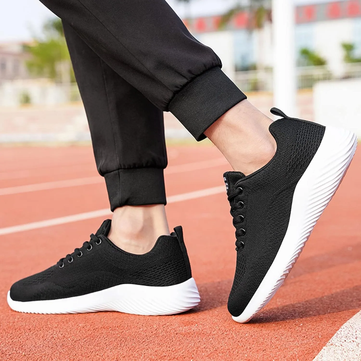 Arch Support Hiking Shoes for Men Lightweight Sport Gym Jogging Walking Sneaker Lightweight Work Shoes for Men