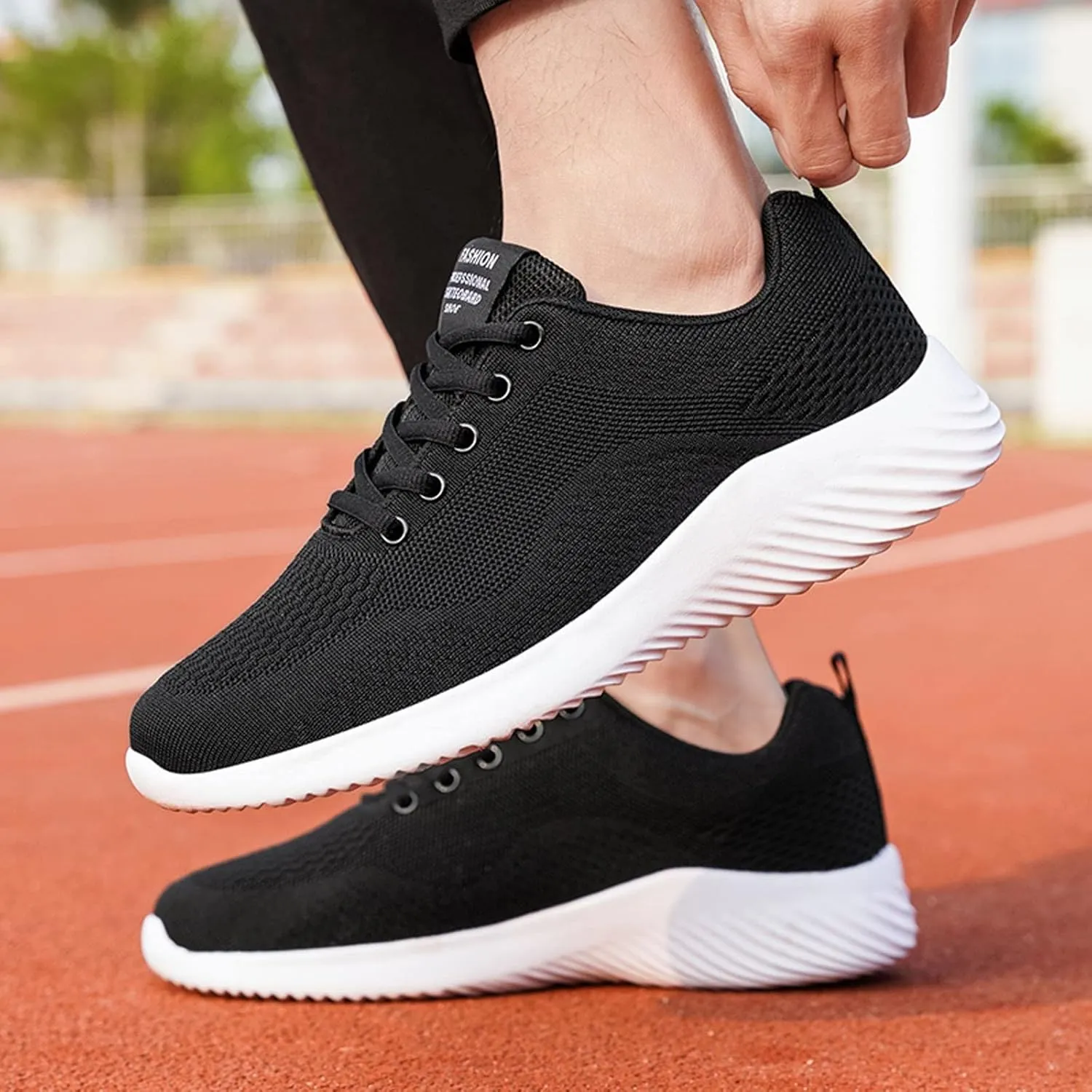 Arch Support Hiking Shoes for Men Lightweight Sport Gym Jogging Walking Sneaker Lightweight Work Shoes for Men