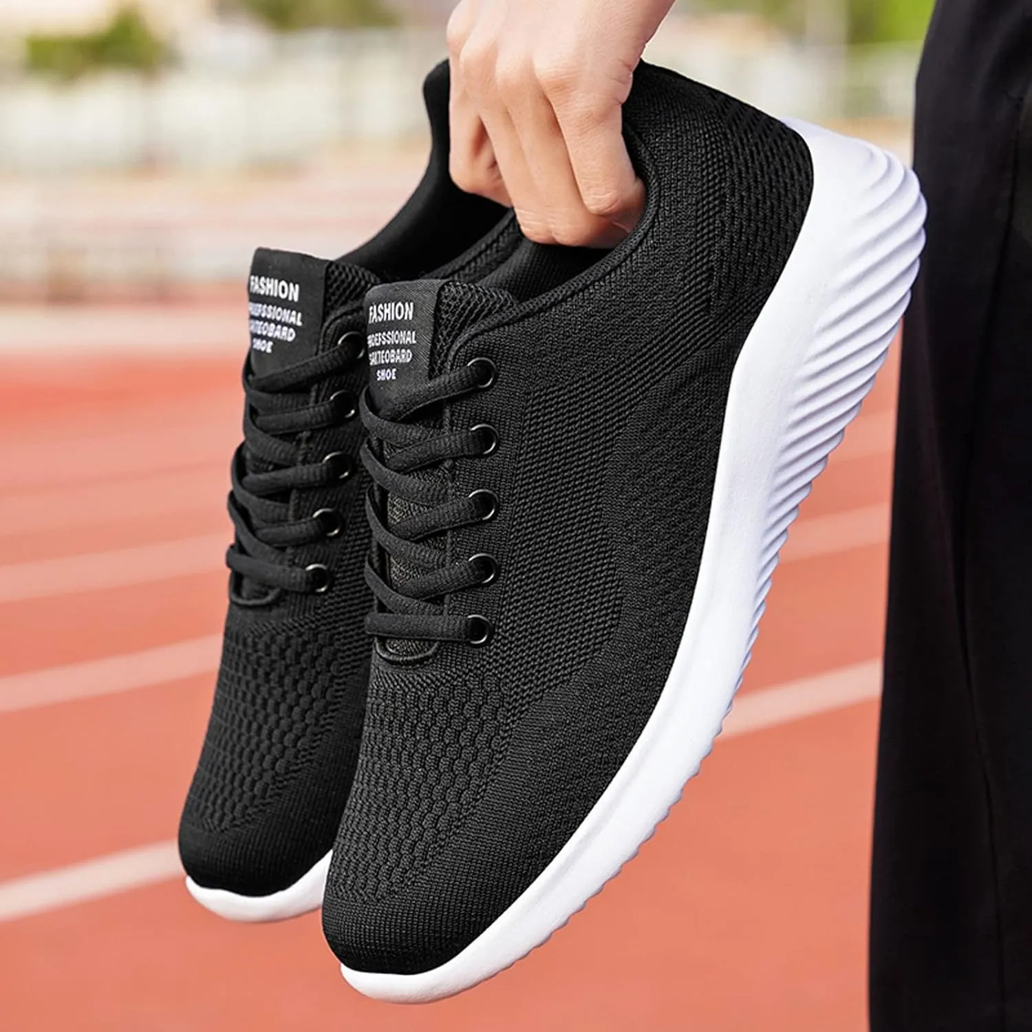 Arch Support Hiking Shoes for Men Lightweight Sport Gym Jogging Walking Sneaker Lightweight Work Shoes for Men
