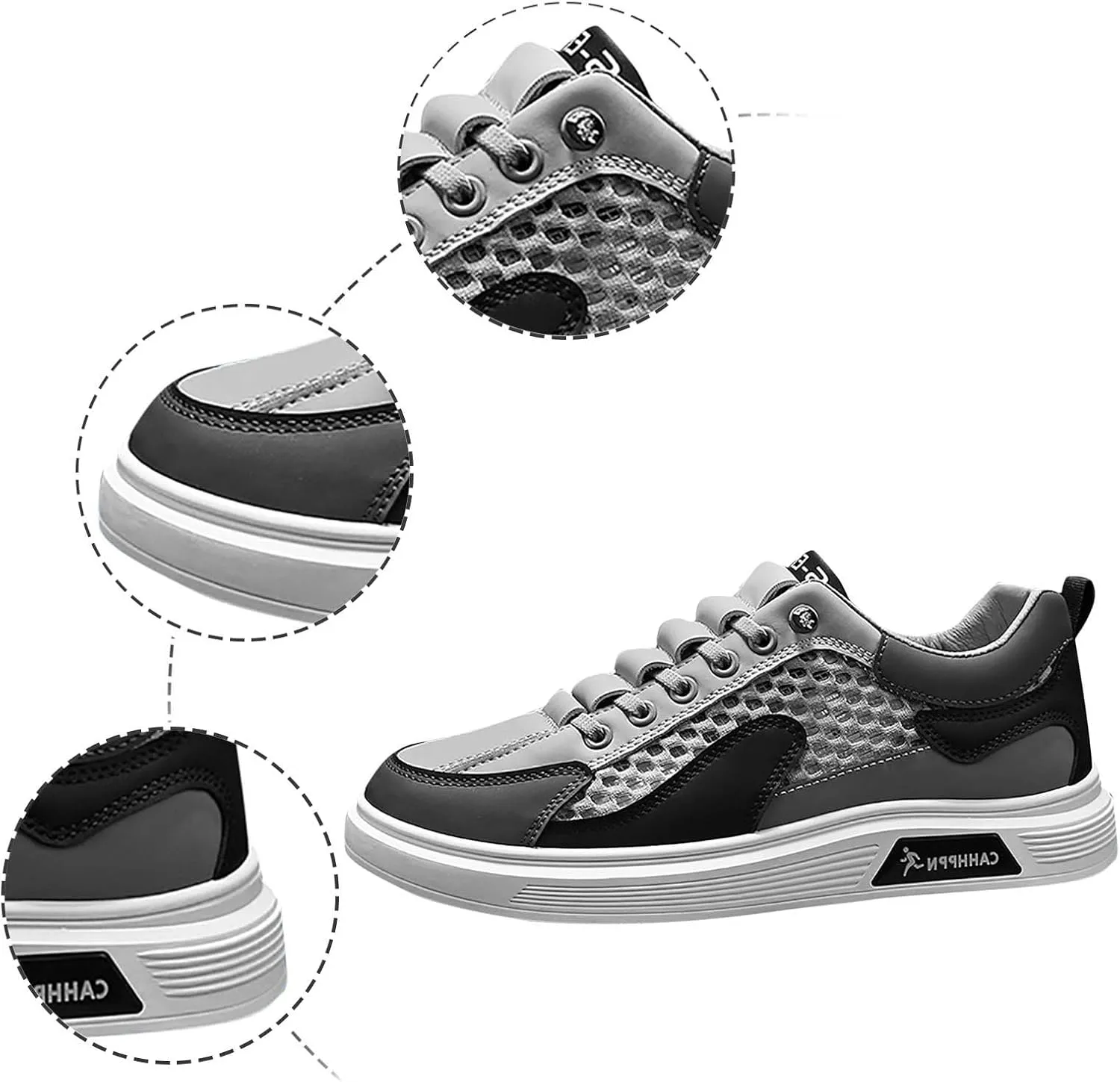 Arch Support Sports Shoes for Men Lightweight Sport Gym Jogging Walking Sneaker Lightweight Work Shoes for Men