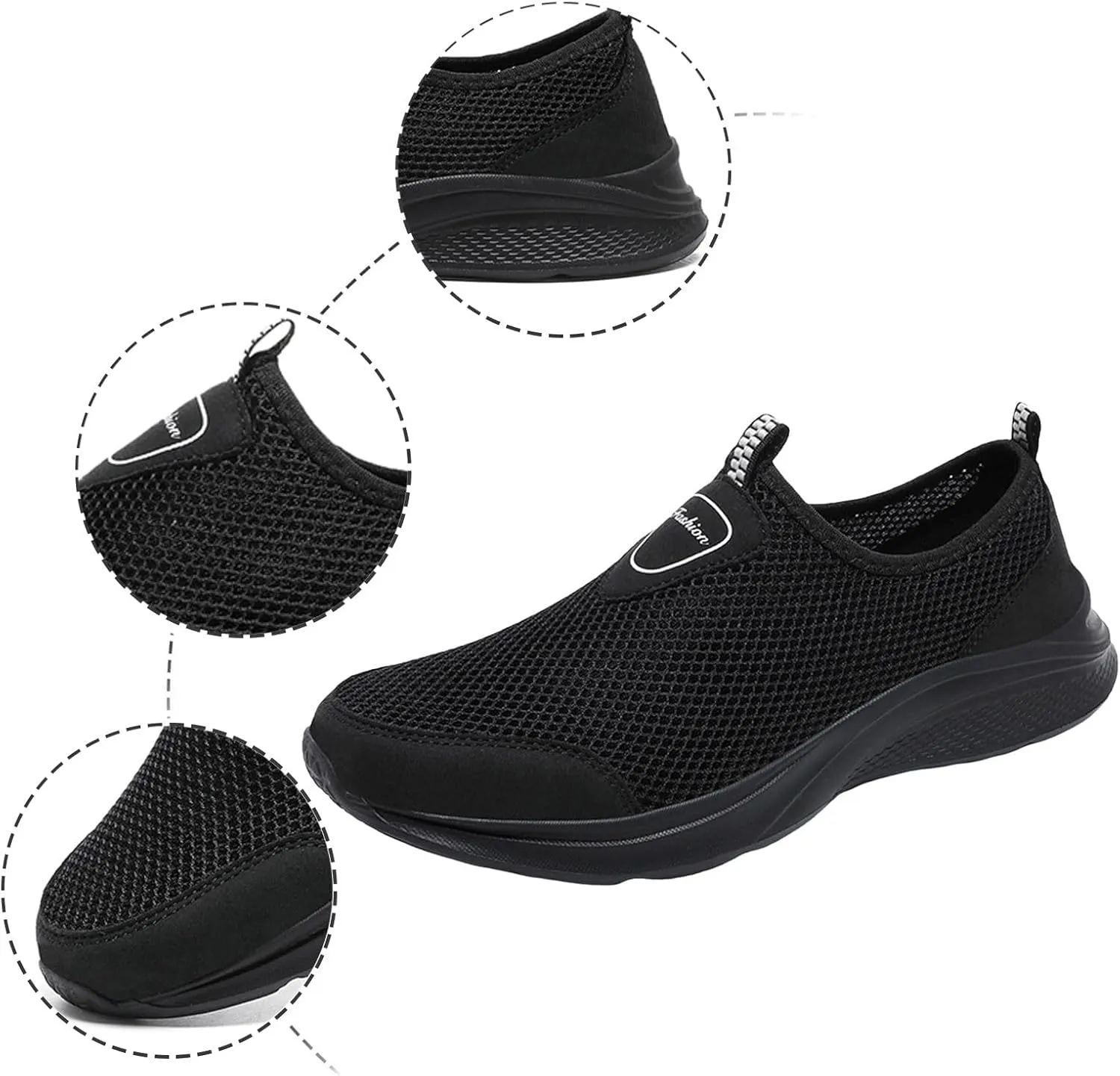 Athletic Fashion Sneakers for Men Comfortable Lightweight Casual Walking Shoe Outdoor Non Slip Jogging Sneakers