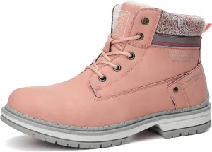 AX BOXING Womens Hiking Boots Anti-slip Snow Boots Water Resistant Warm Winter Shoes for Work Outdoor