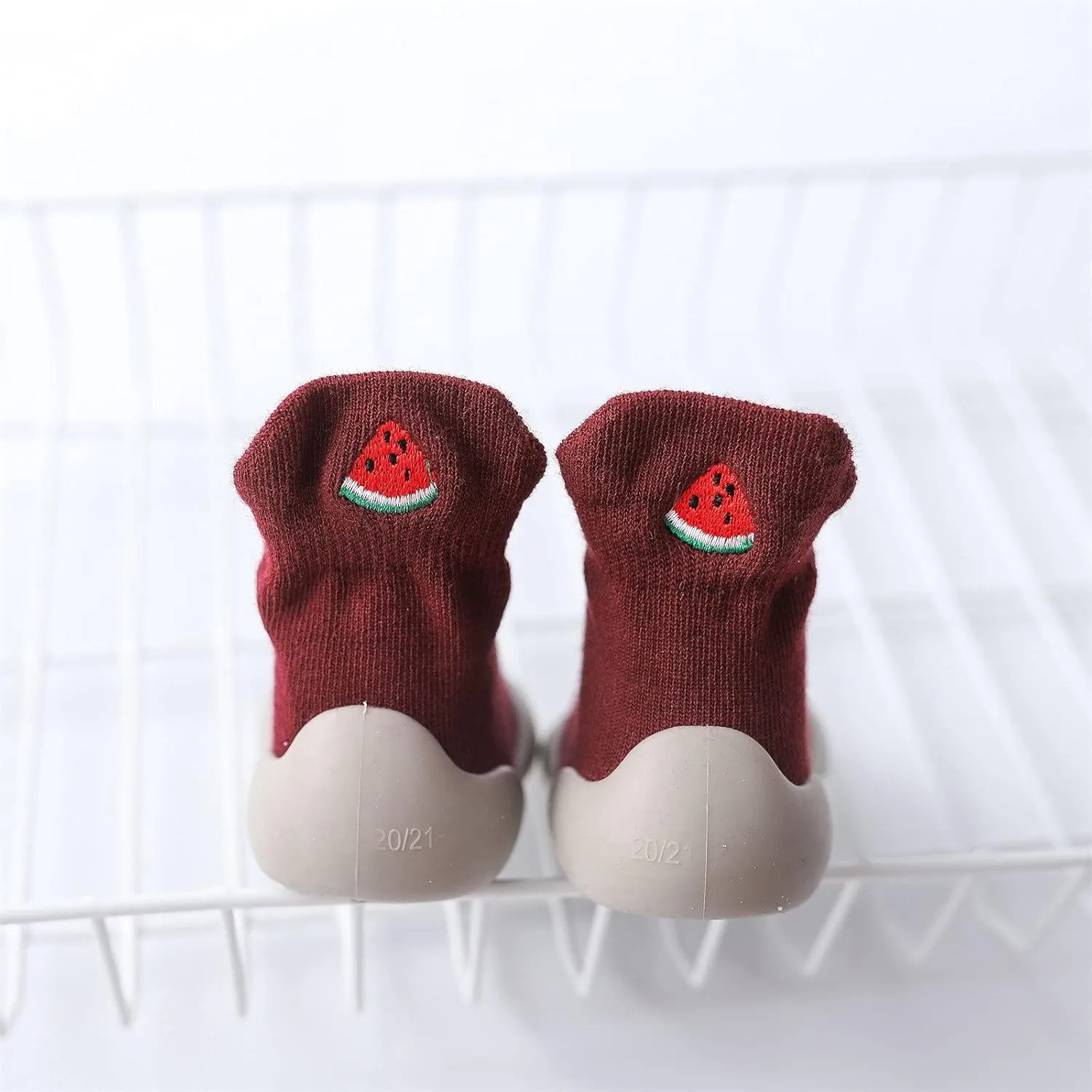 Baby First Walking Shoes,0-4 Years Toddler Boys Girls Walkers Shoes Indoor Solid Soft Casual Elastic Socks Shoes