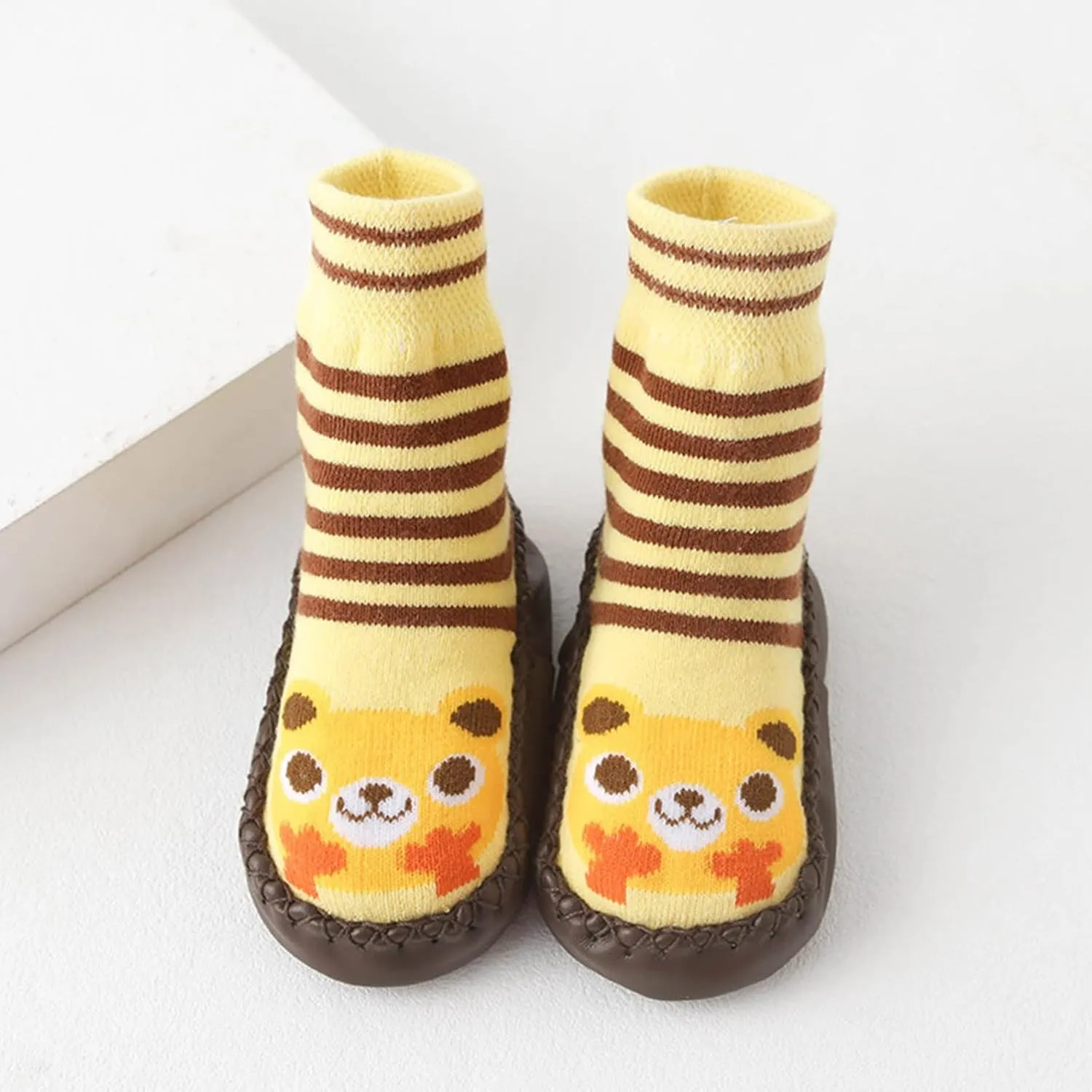 Baby Shoes Children Todller Shoes Autumn and Winter Boys and Girls Floor Sports Shoes and Socks Shoes Flat House Shoes