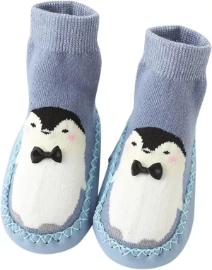 Baby Shoes,Autumn Winter Baby Shoes Cute Rabbit Bear Cartoon Children Cotton Warm Soft Non Slip Floor Boots