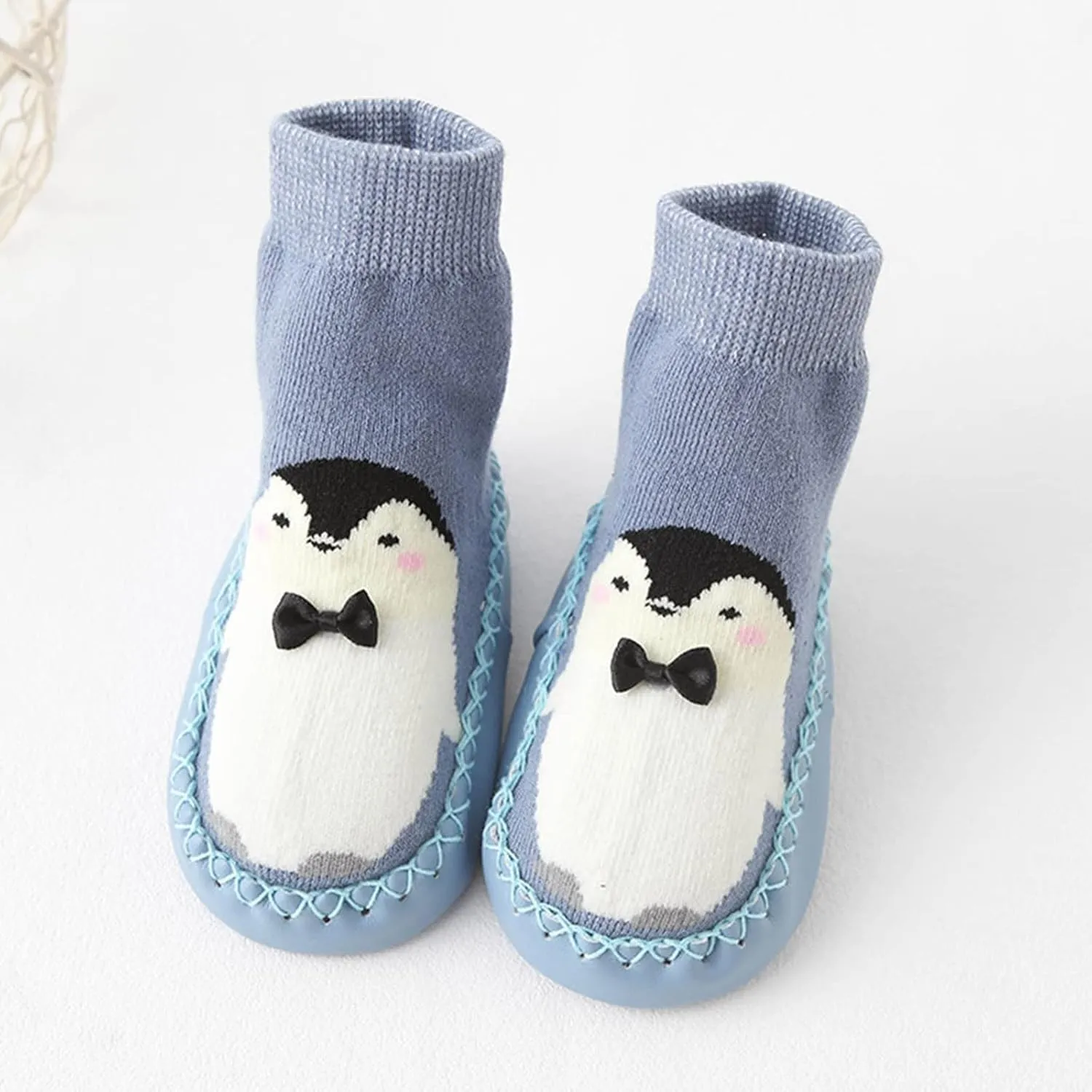 Baby Shoes,Autumn Winter Baby Shoes Cute Rabbit Bear Cartoon Children Cotton Warm Soft Non Slip Floor Boots