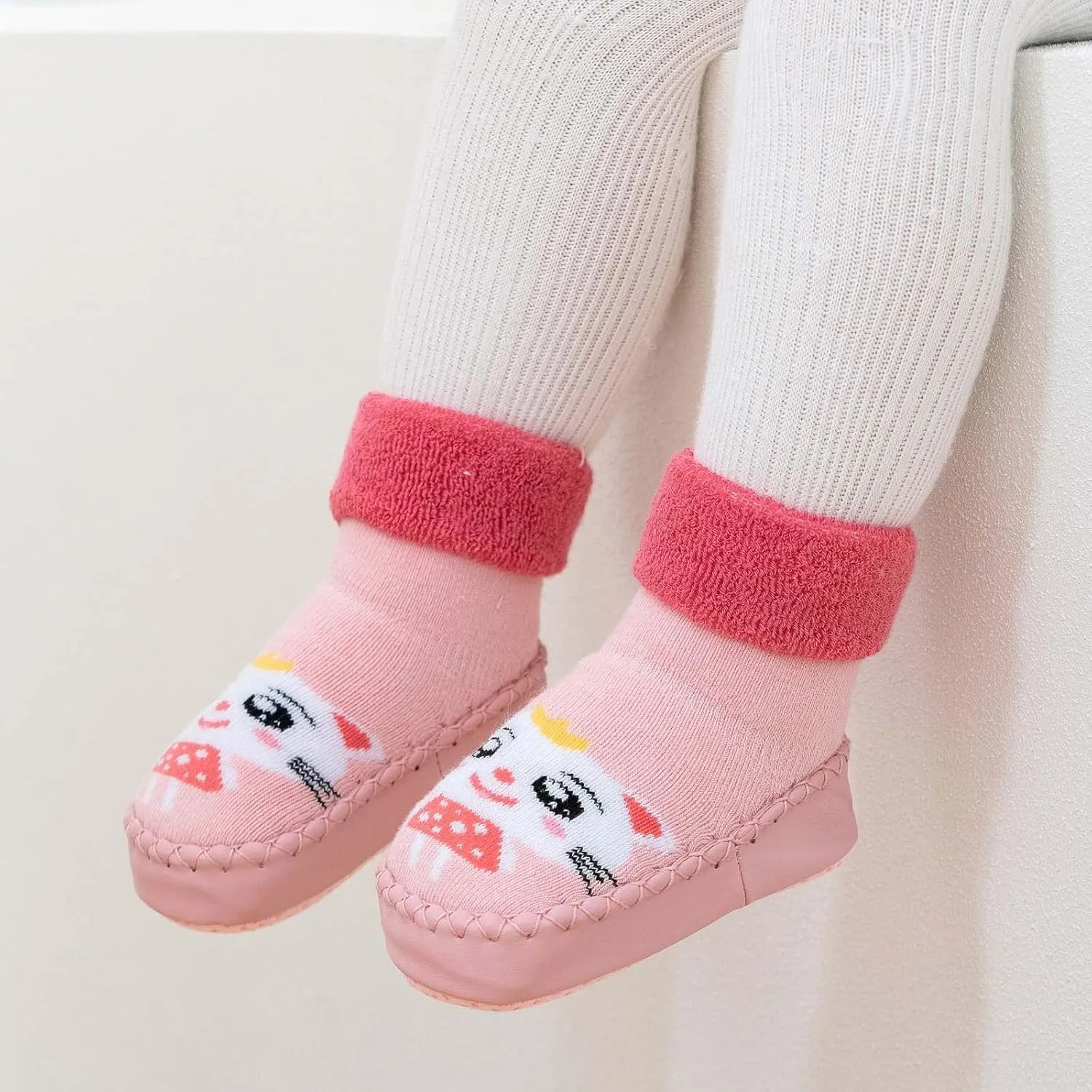Baby Walking Shoes,Baby Walking Shoes Sock Shoes Non-Slip Prewalker Shoes Breathable Home Kawaii Shoes 0-3 Years