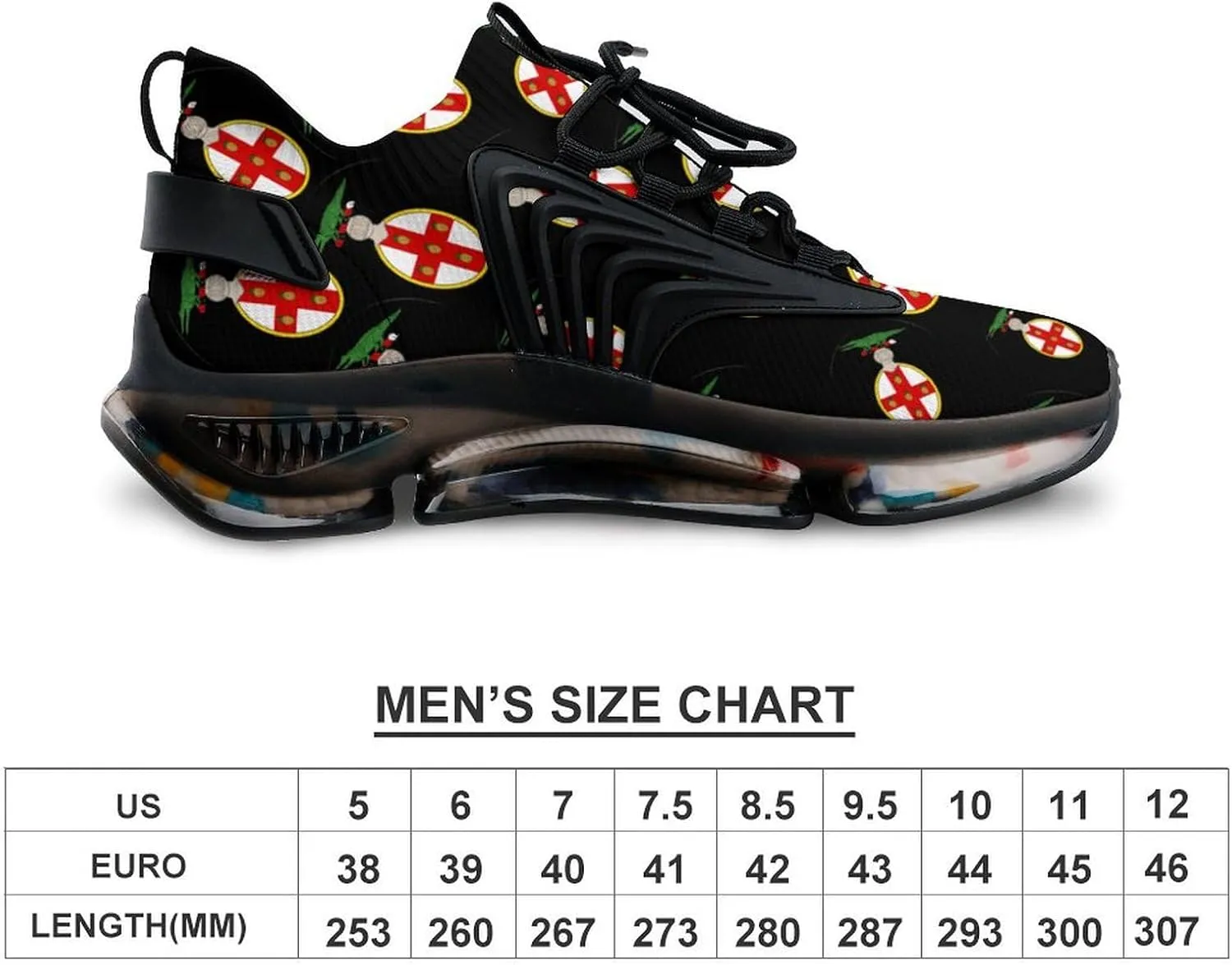Badge of Jamaica Men's Running Shoes Lightweight Walking Shoe Breathable Sneaker