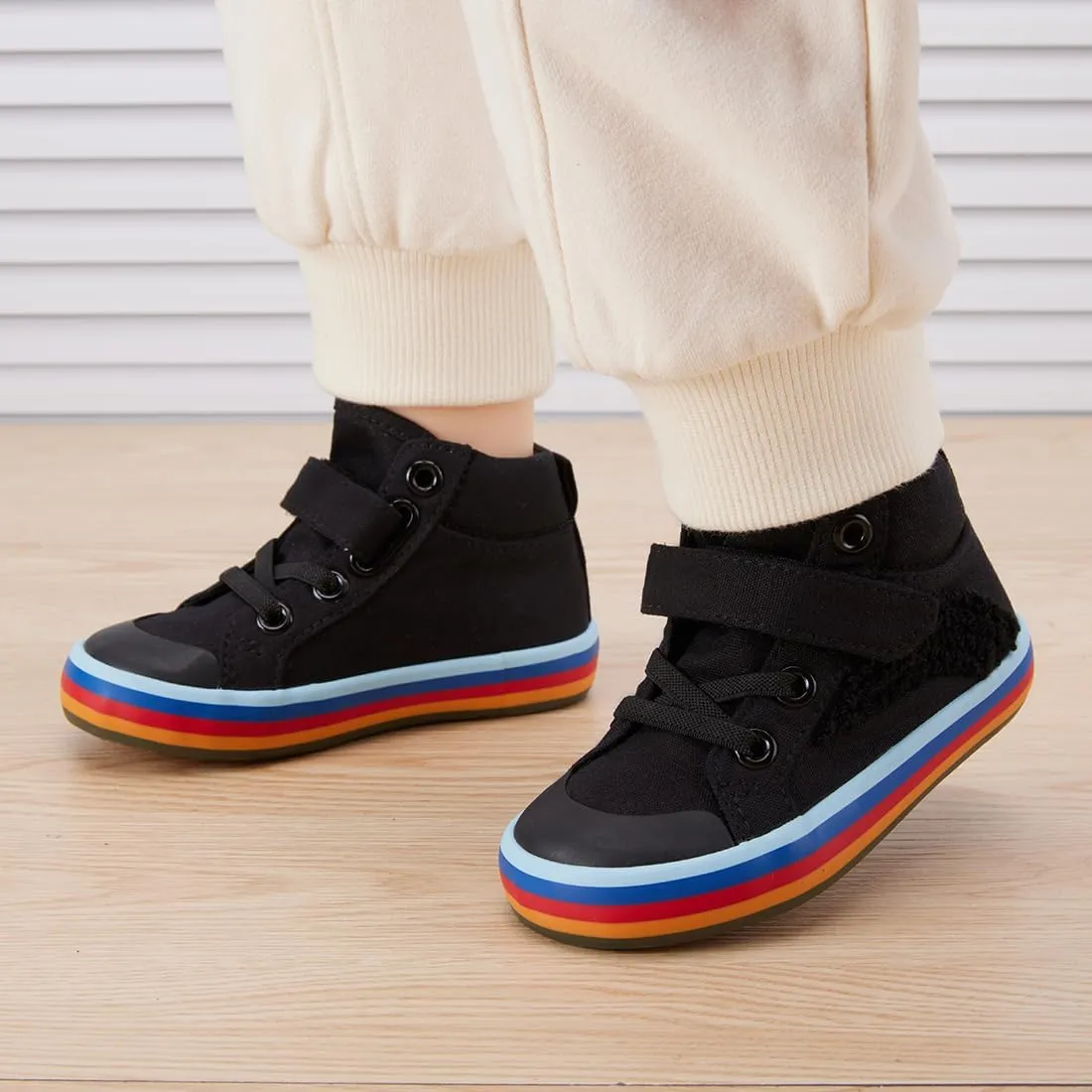 BMCiTYBM Toddler Baby Canvas Shoes Boys Girls Walking Sneakers