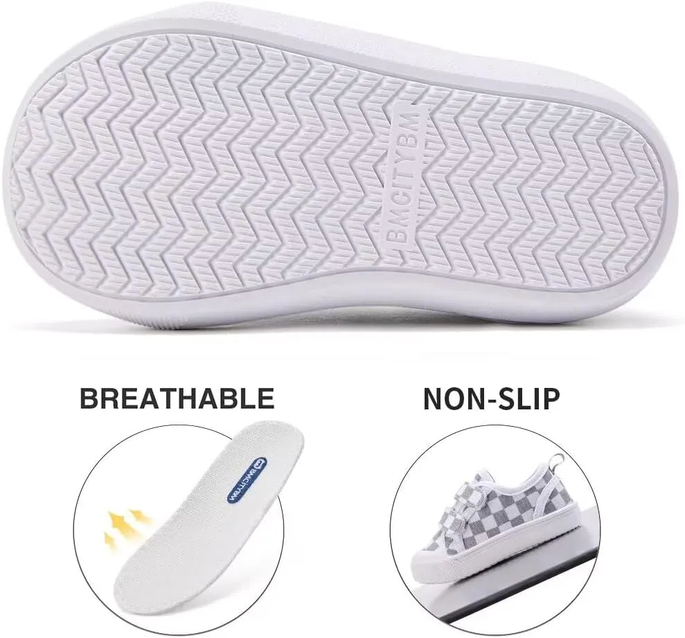 BMCiTYBM Toddler Baby Canvas Shoes Boys Girls Walking Sneakers