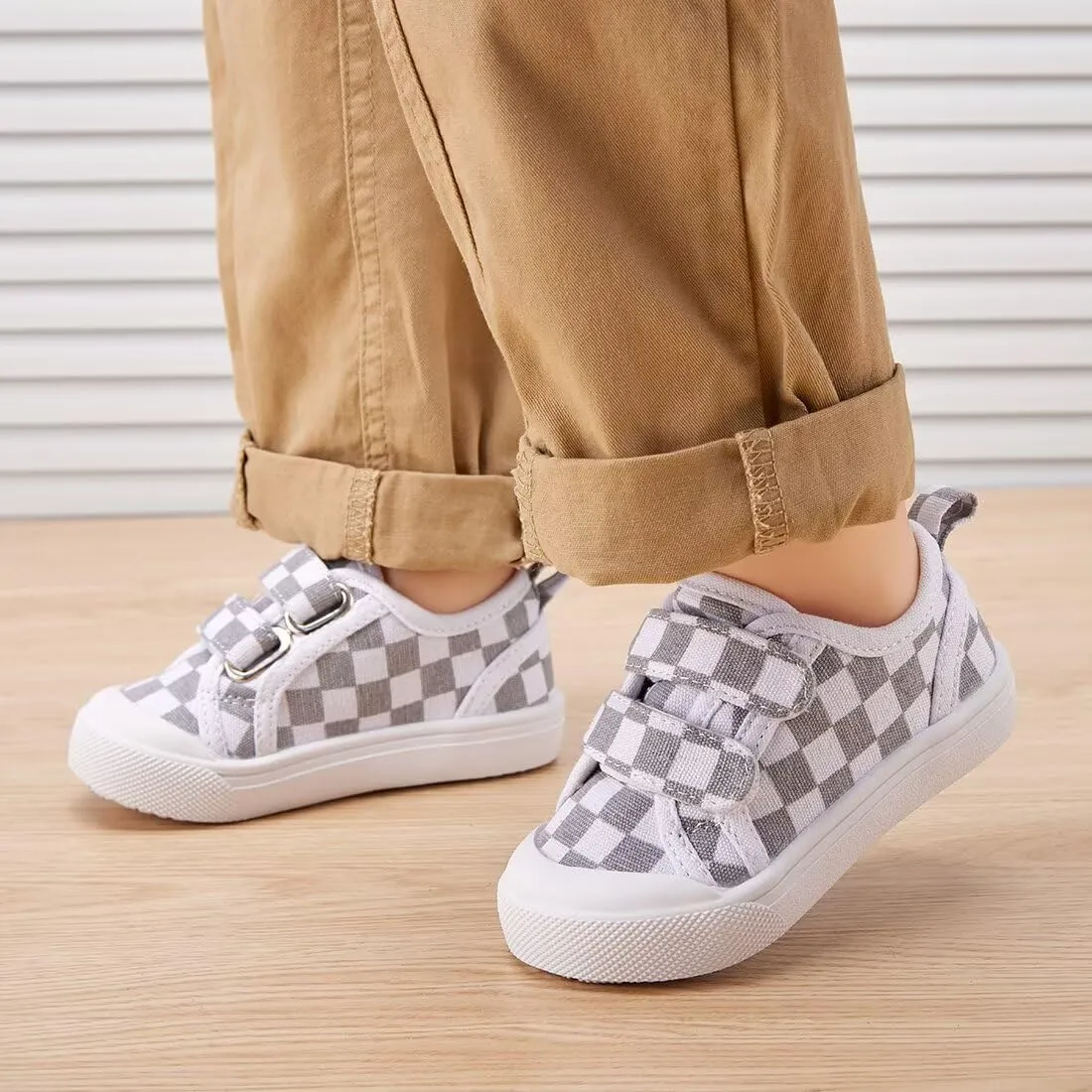 BMCiTYBM Toddler Baby Canvas Shoes Boys Girls Walking Sneakers