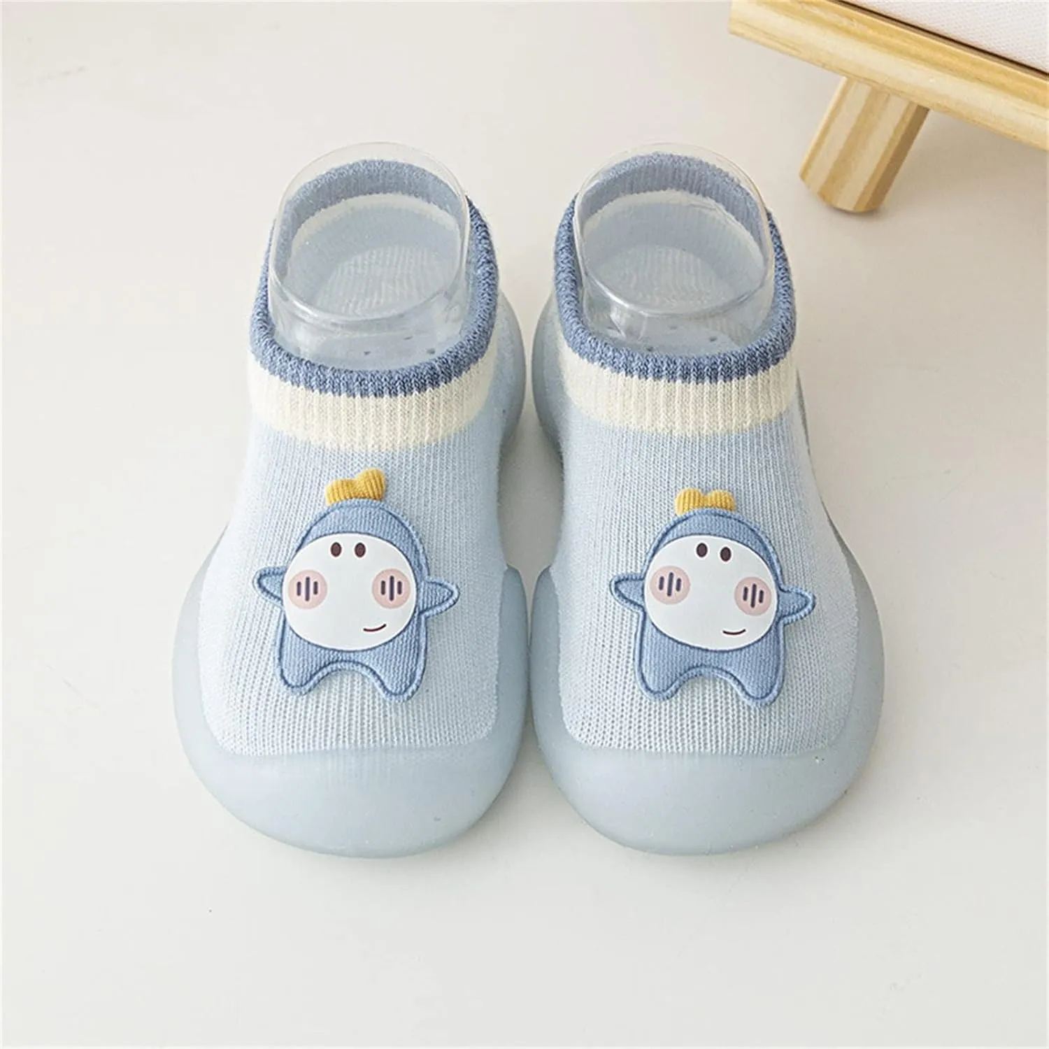 Boy Girl Baby Sock Shoes,0-3 Years Newborn Baby Boys Girls Sock Shoes Cute Cartoon First Walking Shoes Prewalker