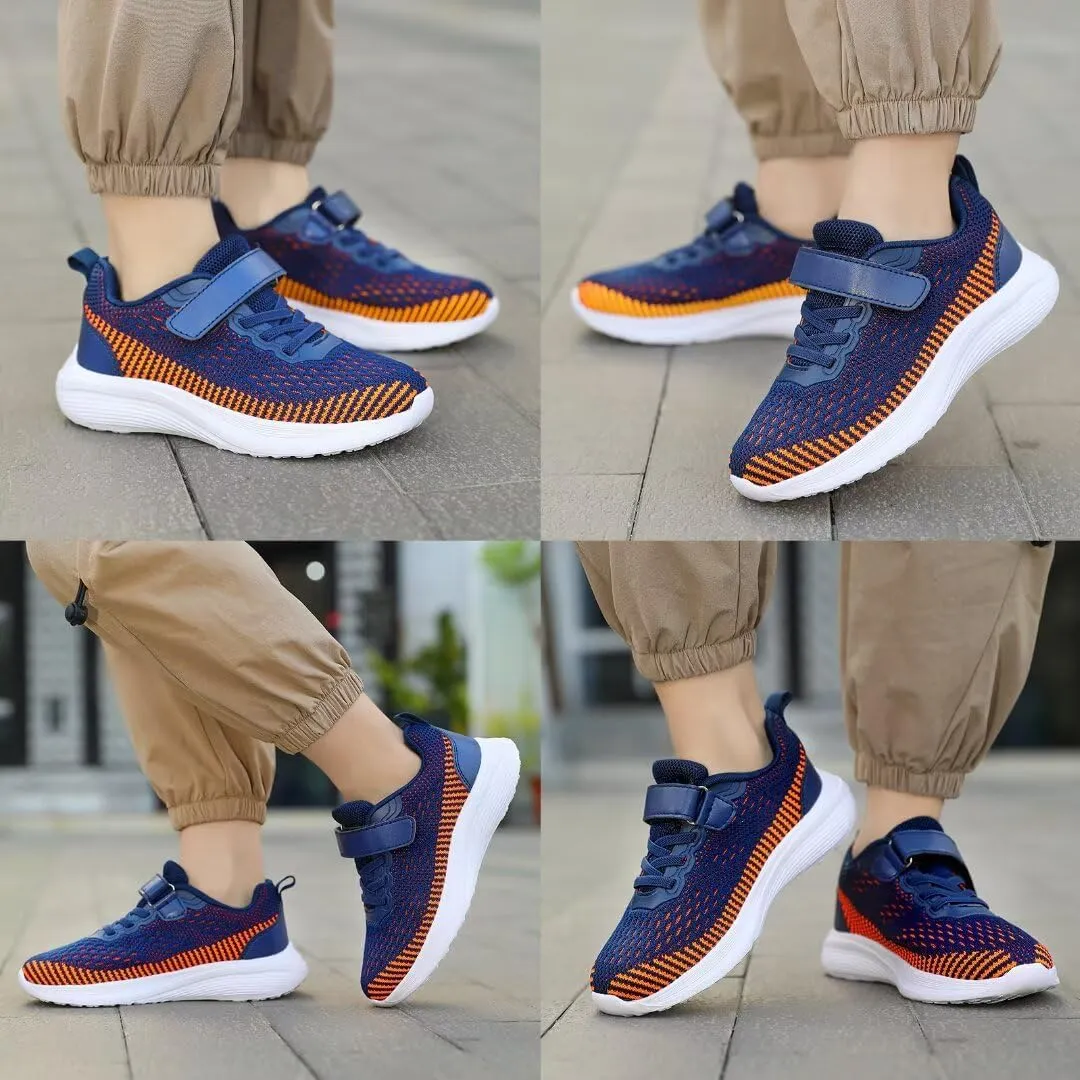 Boys Girls Kids Sneakers Lightweight Athletic Running Walking Tennis Shoes
