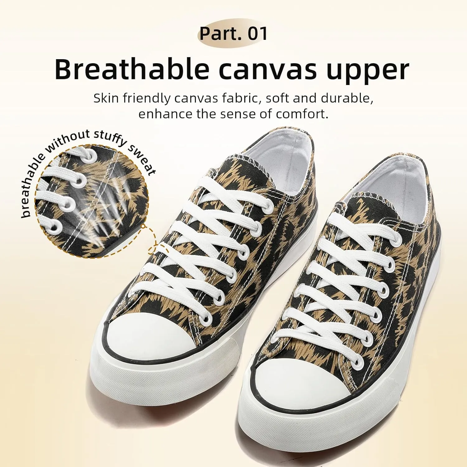 Canvas Shoes for Women Men Low Top Lace Up Sneakers Canvas Fashion Sneakers Classic Casual Walking Shoes Comfortable Breathable