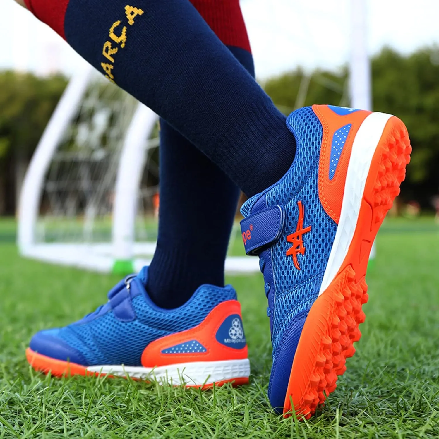 CERYTHRINA Kids Men's Soccer Cleats Athletic Shoes Ground Football Profession Training Boots(Little Kid/Big Kid/Men)