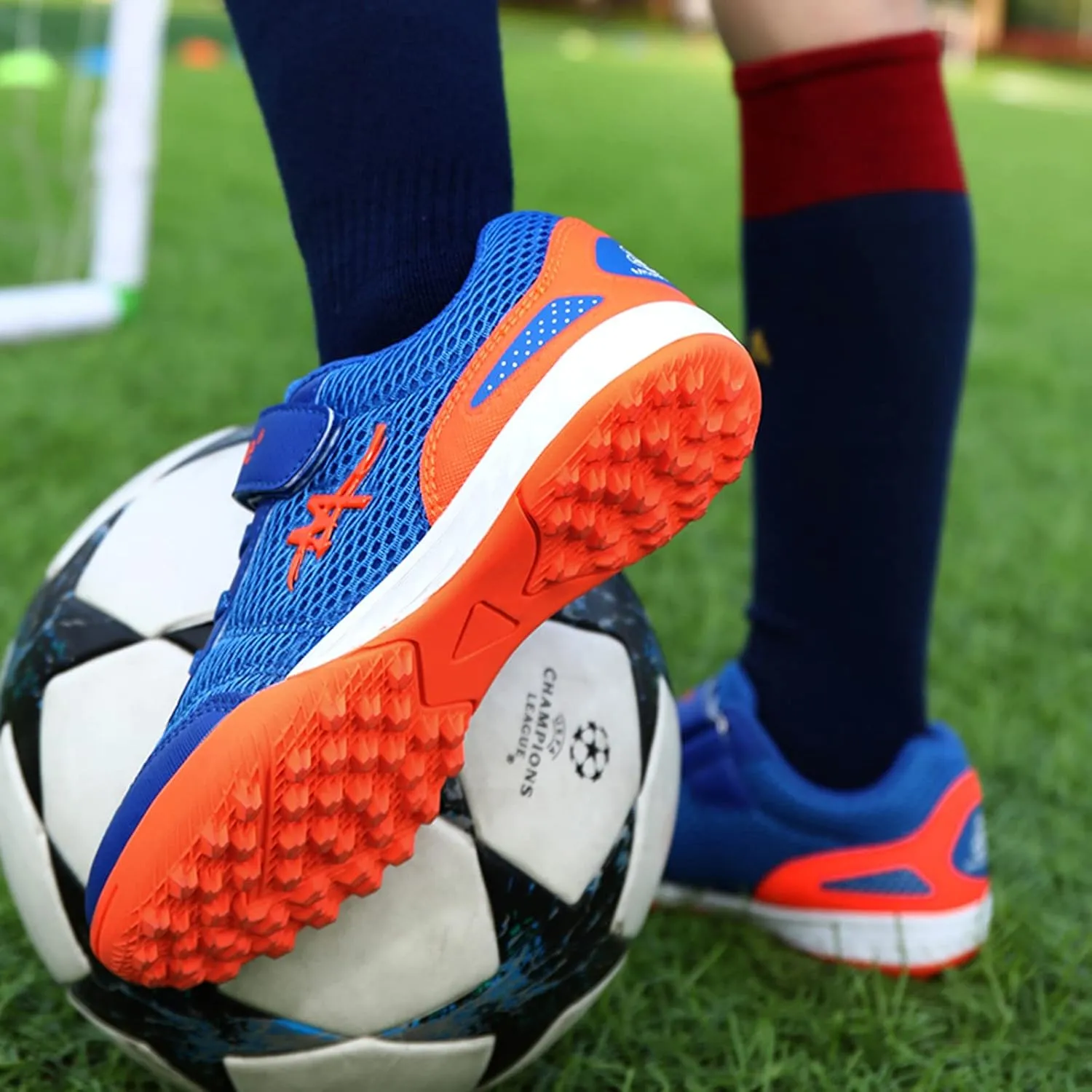 CERYTHRINA Kids Men's Soccer Cleats Athletic Shoes Ground Football Profession Training Boots(Little Kid/Big Kid/Men)