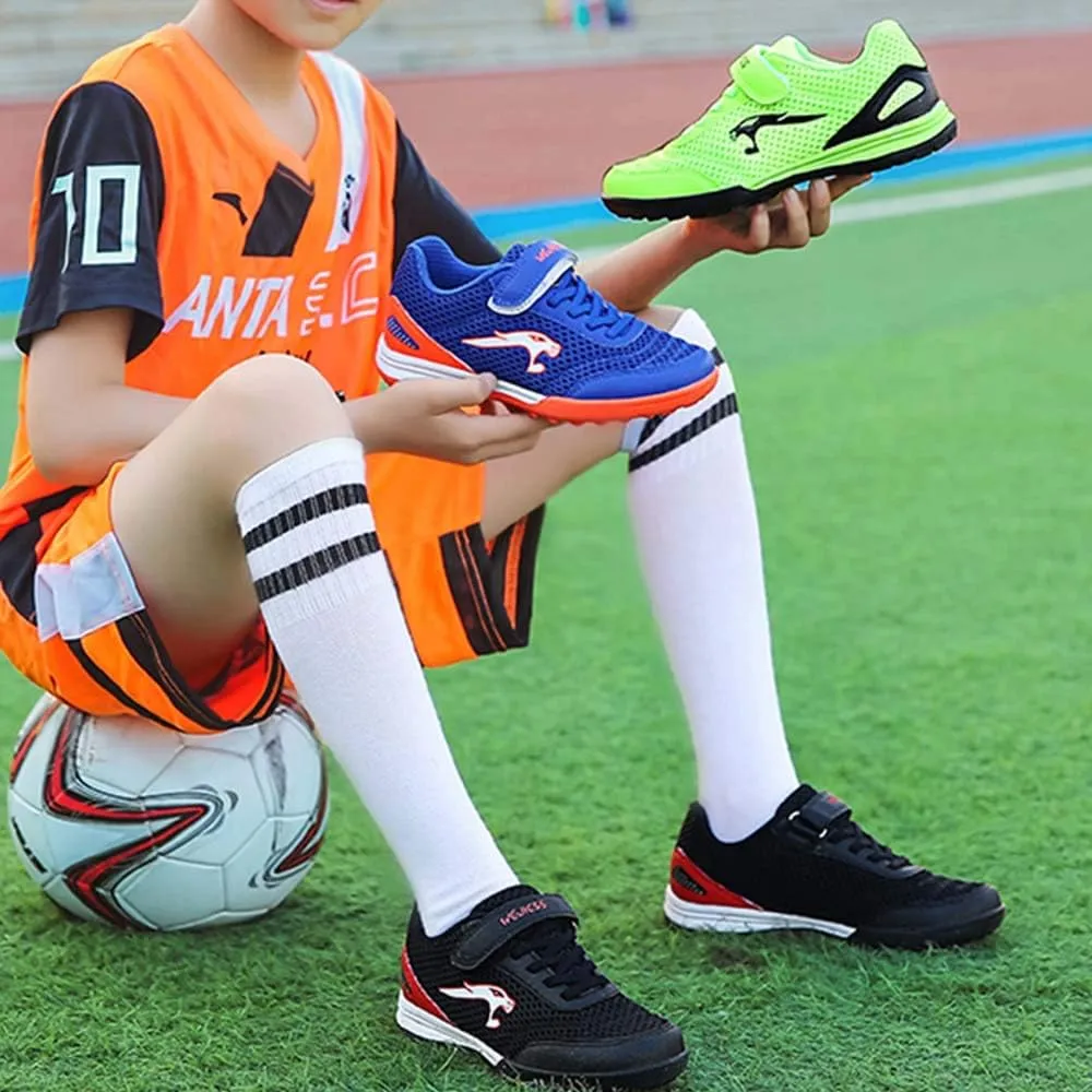 CERYTHRINA Kids Men's Soccer Cleats Athletic Shoes Ground Football Profession Training Boots(Little Kid/Big Kid/Men)