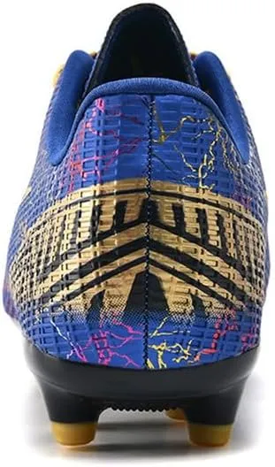 DHOVOR Mens Womens Soccer Cleats Non Slip Athletics Football Cleats Youth Football Boots Unisex Light-Weight Outdoor Soccer Shoes