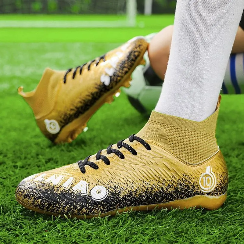DHOVOR Men's Women's Soccer Cleats Youth Football Cleats Unisex Adult Athletics Football Trainers Football Shoes Teenagers Soccer Shoes