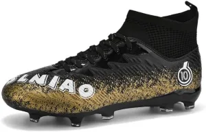 DHOVOR Men's Women's Soccer Cleats Youth Football Cleats Unisex Adult Athletics Football Trainers Football Shoes Teenagers Soccer Shoes