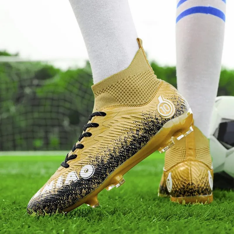 DHOVOR Men's Women's Soccer Cleats Youth Football Cleats Unisex Adult Athletics Football Trainers Football Shoes Teenagers Soccer Shoes