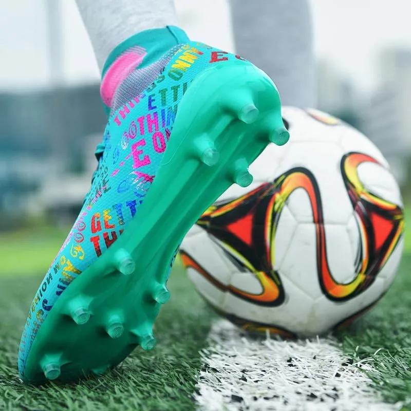 DHOVOR Men's Women's Soccer Cleats Youth Football Cleats Unisex Adult Athletics Football Trainers Football Shoes Teenagers Soccer Shoes