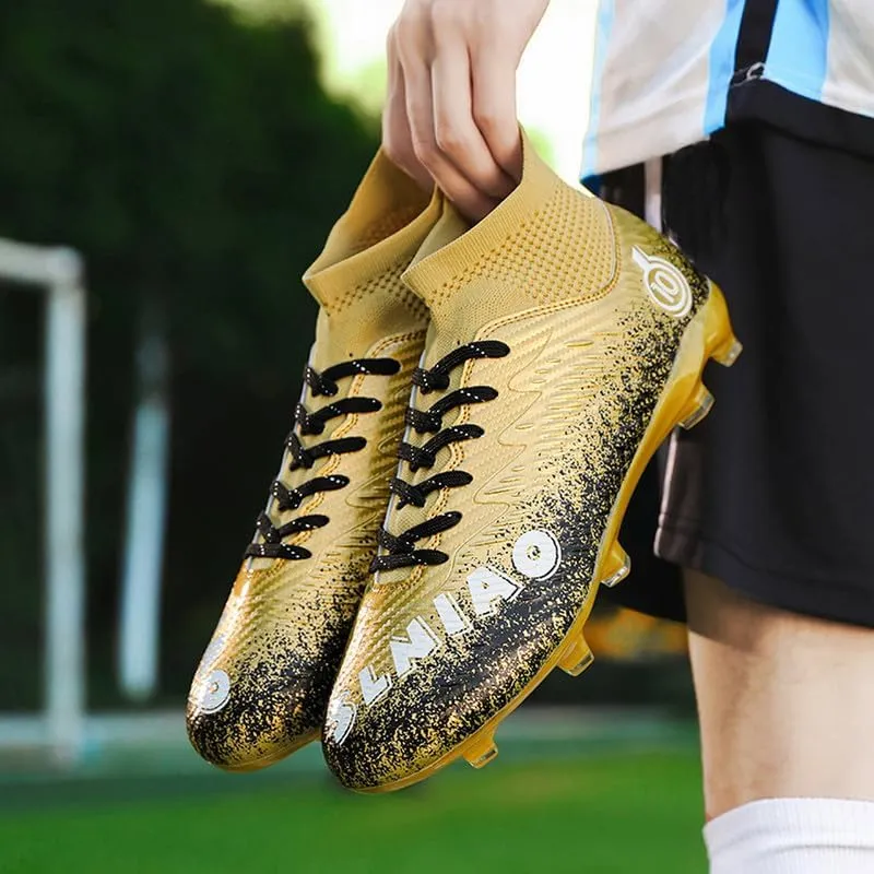 DHOVOR Men's Women's Soccer Cleats Youth Football Cleats Unisex Adult Athletics Football Trainers Football Shoes Teenagers Soccer Shoes