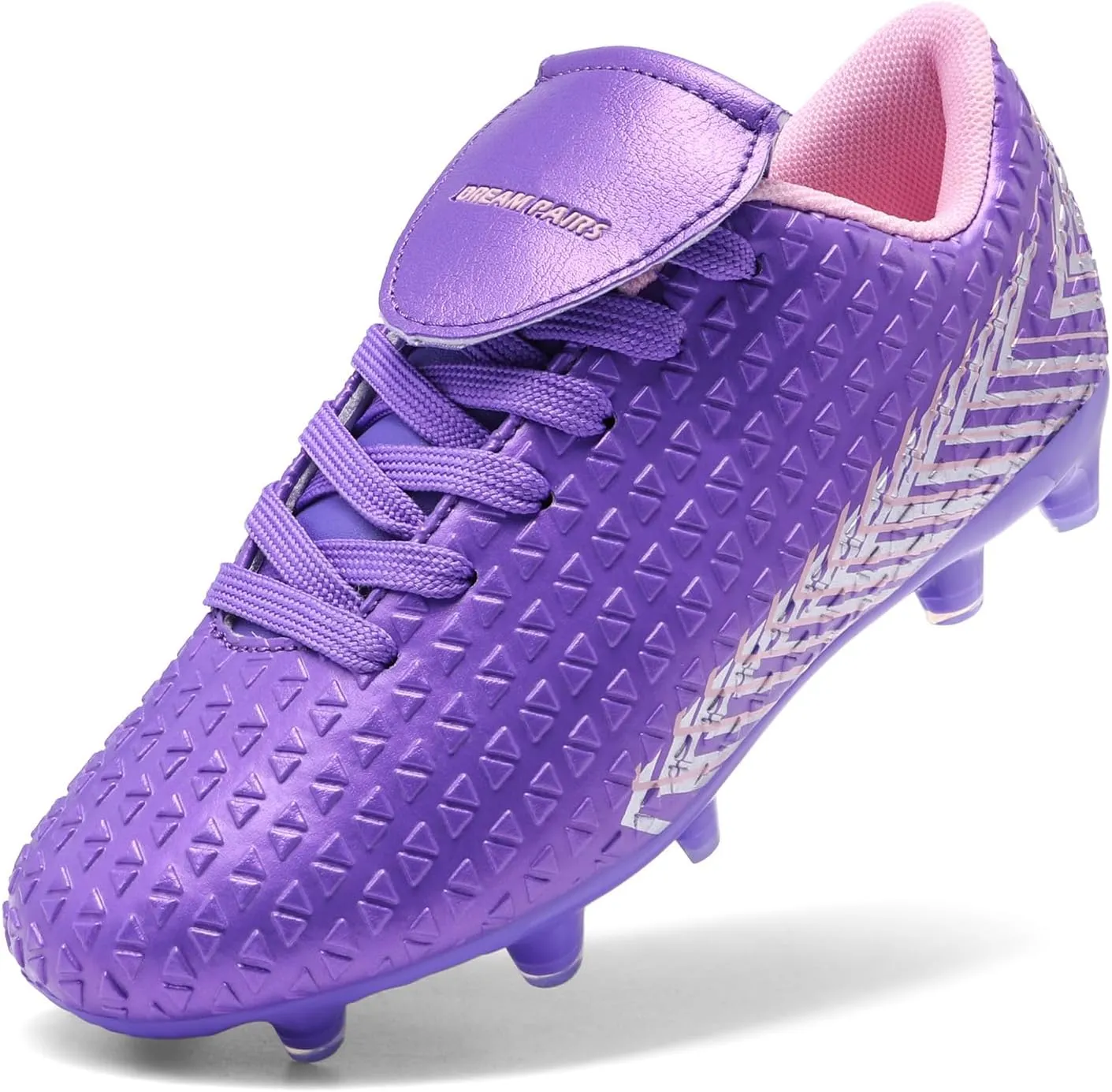 DREAM PAIRS Boys Girls Outdoor Soccer Cleats Football Shoes for Little/Big Kid