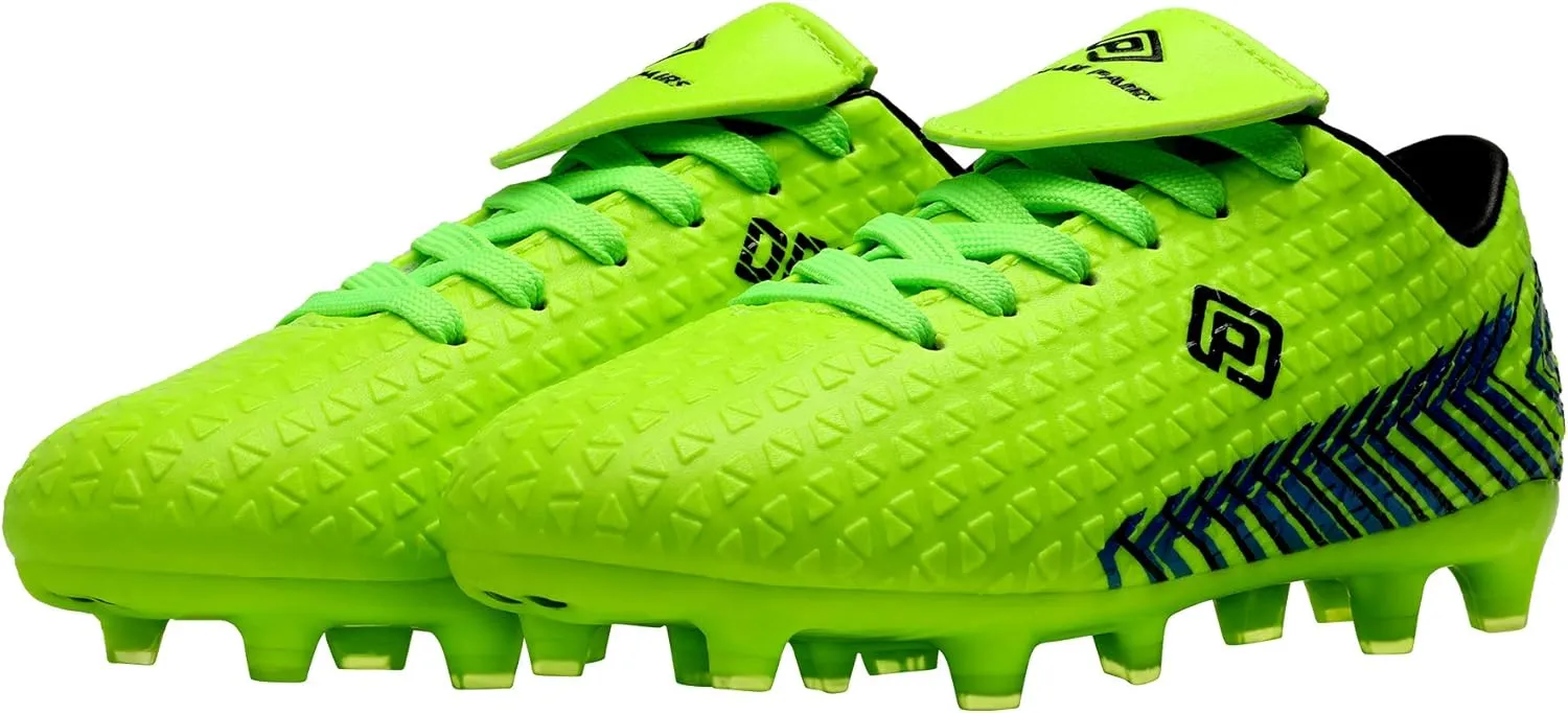 DREAM PAIRS Boys Girls Outdoor Soccer Cleats Football Shoes for Little/Big Kid