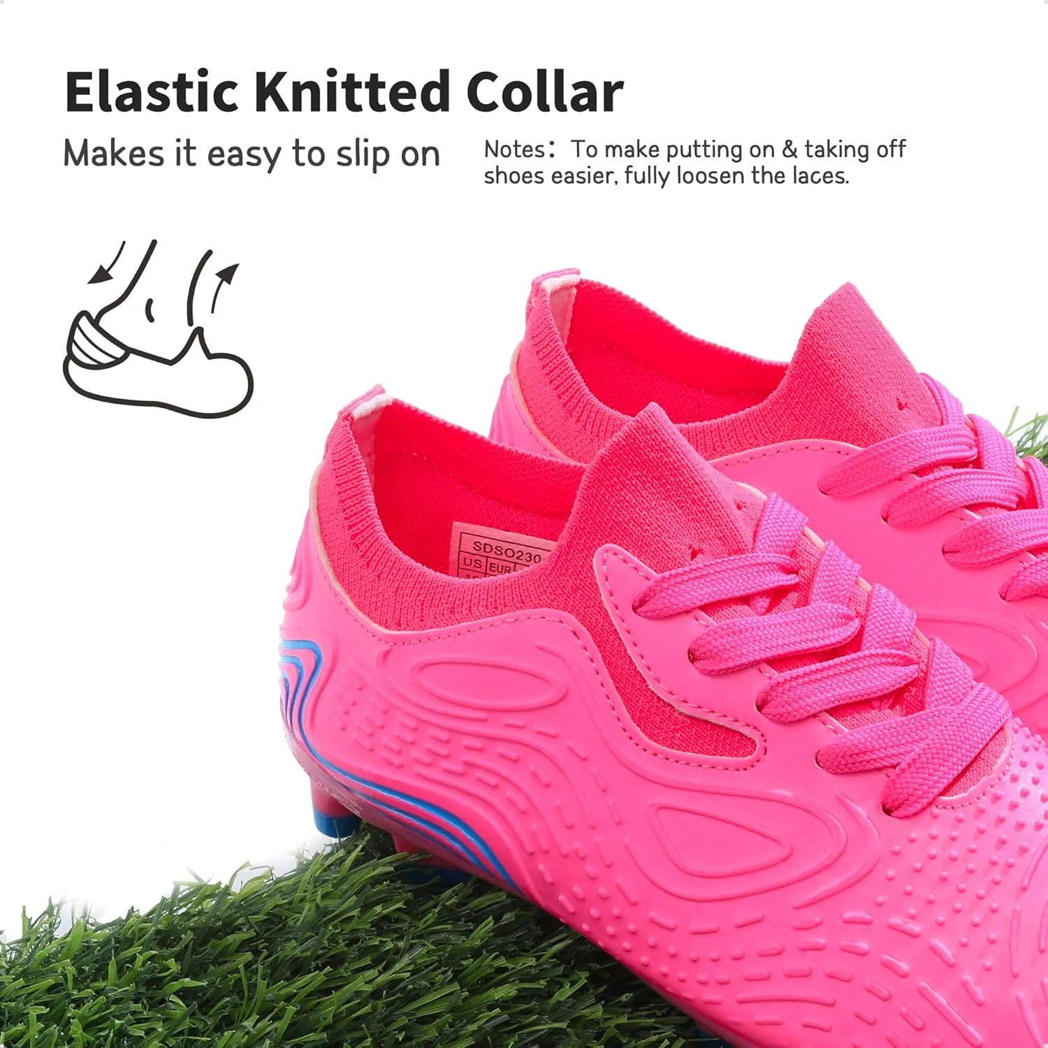 Dream Pairs Boys Girls Soccer Cleats Kids Football Shoes for Little/Big Kid