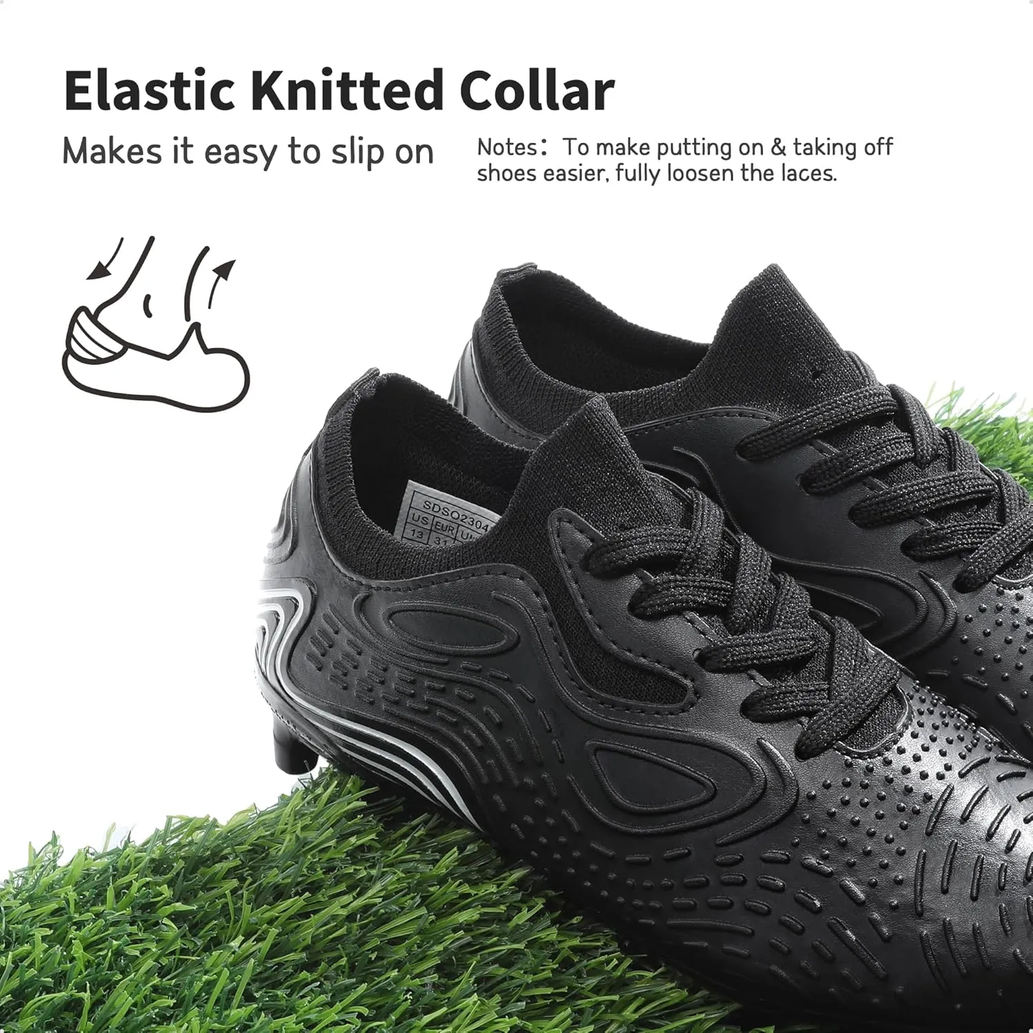 Dream Pairs Boys Girls Soccer Cleats Kids Football Shoes for Little/Big Kid