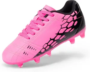 DREAM PAIRS Boys Girls Soccer Football Cleats Shoes for Little/Big Kid