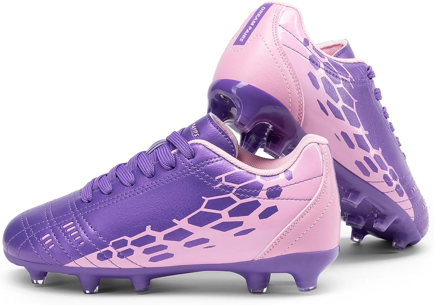 DREAM PAIRS Boys Girls Soccer Football Cleats Shoes for Little/Big Kid