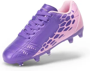 DREAM PAIRS Boys Girls Soccer Football Cleats Shoes for Little/Big Kid