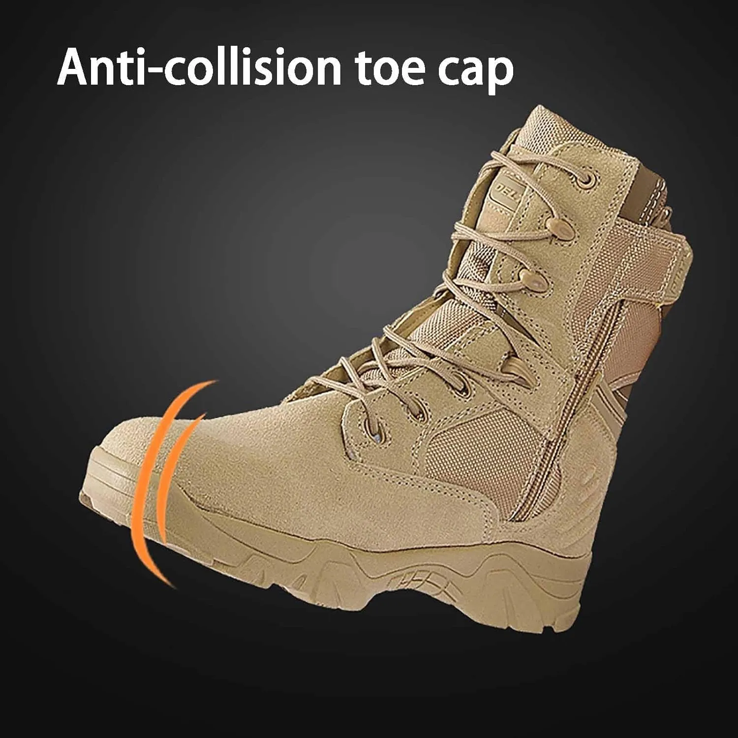 Durable Suede Leather Military Work Boots, Men's Tactical Army Boots, Lightweight Combat Boots, Military Work Boots, Men's Tactical Army Boots, Jungle Boots, Desert Boots