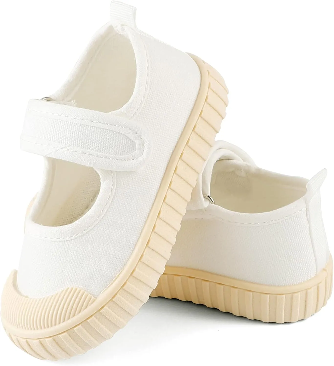 ESTAMICO Kids School Uniform Dress Shoe Girls Bowknot Mary Jane Flat Sneakers for Toddler/Little Kid