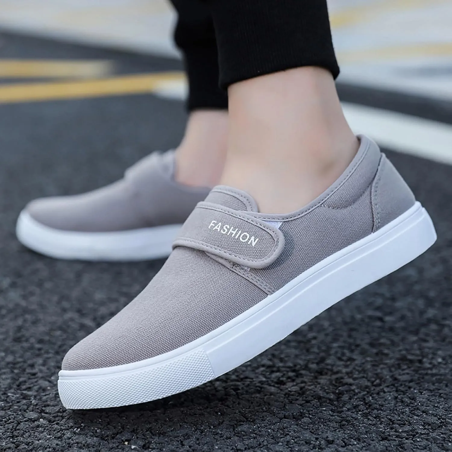 Fashion Lightweight Sneakers for Men Breathable Casual Comfortable Walking Sneaker Soft Flat Soled Elderly Shoes