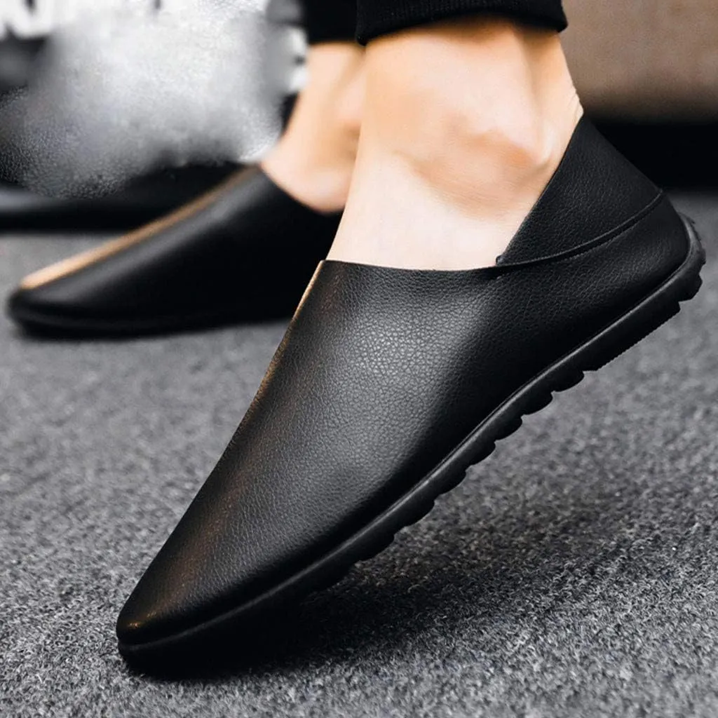 Fashion Lightweight Sneakers for Men Lightweight Breathable Slip On Running Shoe Arch Support Plantar Fasciitis