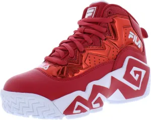 Fila Mb Night Walk Boys Shoes Size 1.5, Color: Red/White