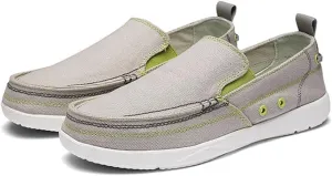 FMURY Canvas Shoes Men Ultralight Breathable Casual Men Shoes Spring Comfortable Loafers Lazy Driving Flats