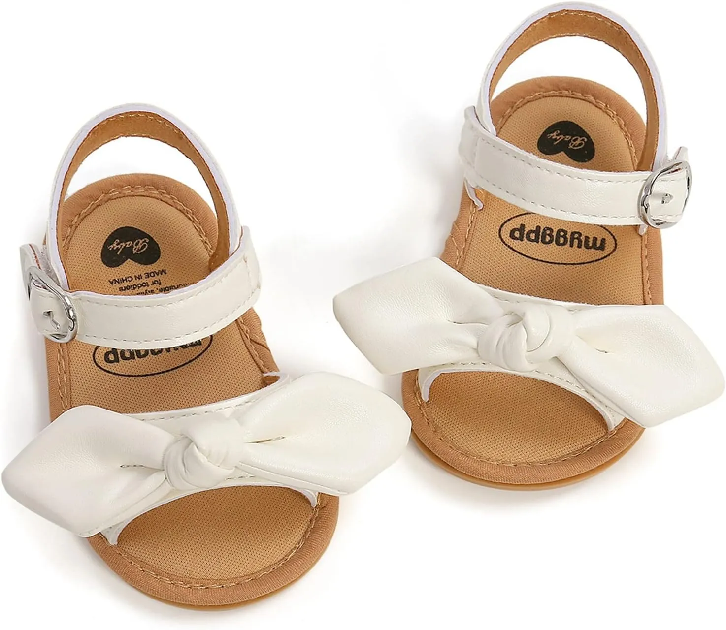 Girl Sandals Size 13 Bowknot Prewalker Walkers 0-18M First Kids Sandals Barefoot Non-Slip Bots Flip Flops