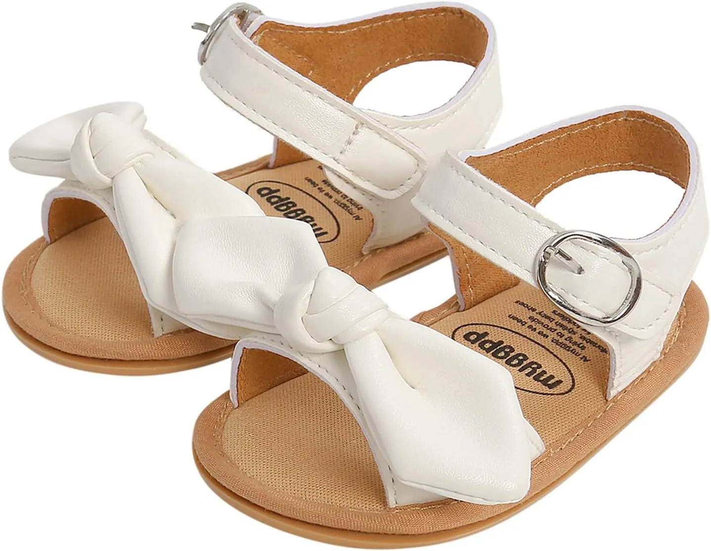 Girl Sandals Size 13 Bowknot Prewalker Walkers 0-18M First Kids Sandals Barefoot Non-Slip Bots Flip Flops