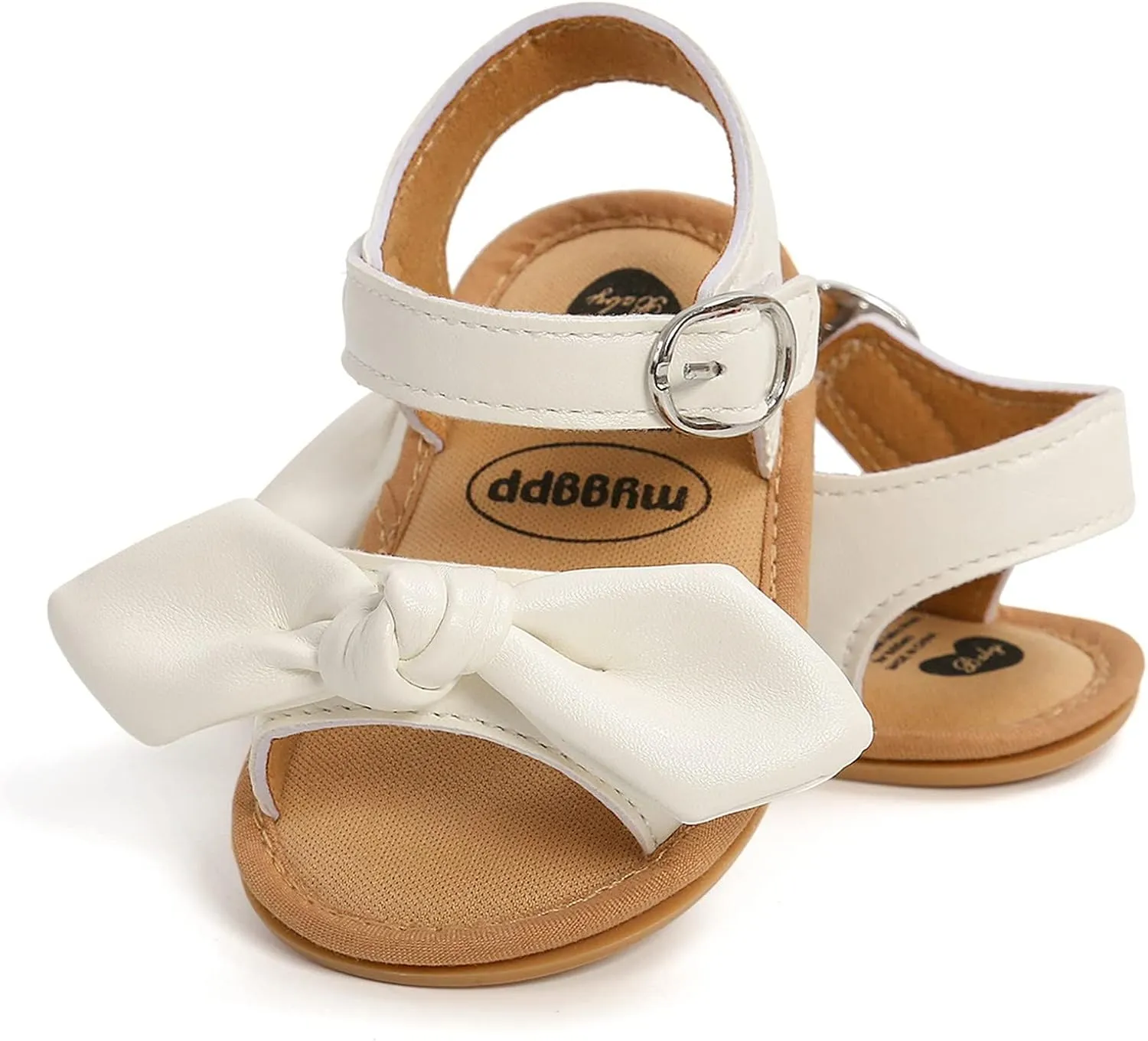 Girl Sandals Size 13 Bowknot Prewalker Walkers 0-18M First Kids Sandals Barefoot Non-Slip Bots Flip Flops